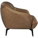 Armani Cognac Leather Armchair